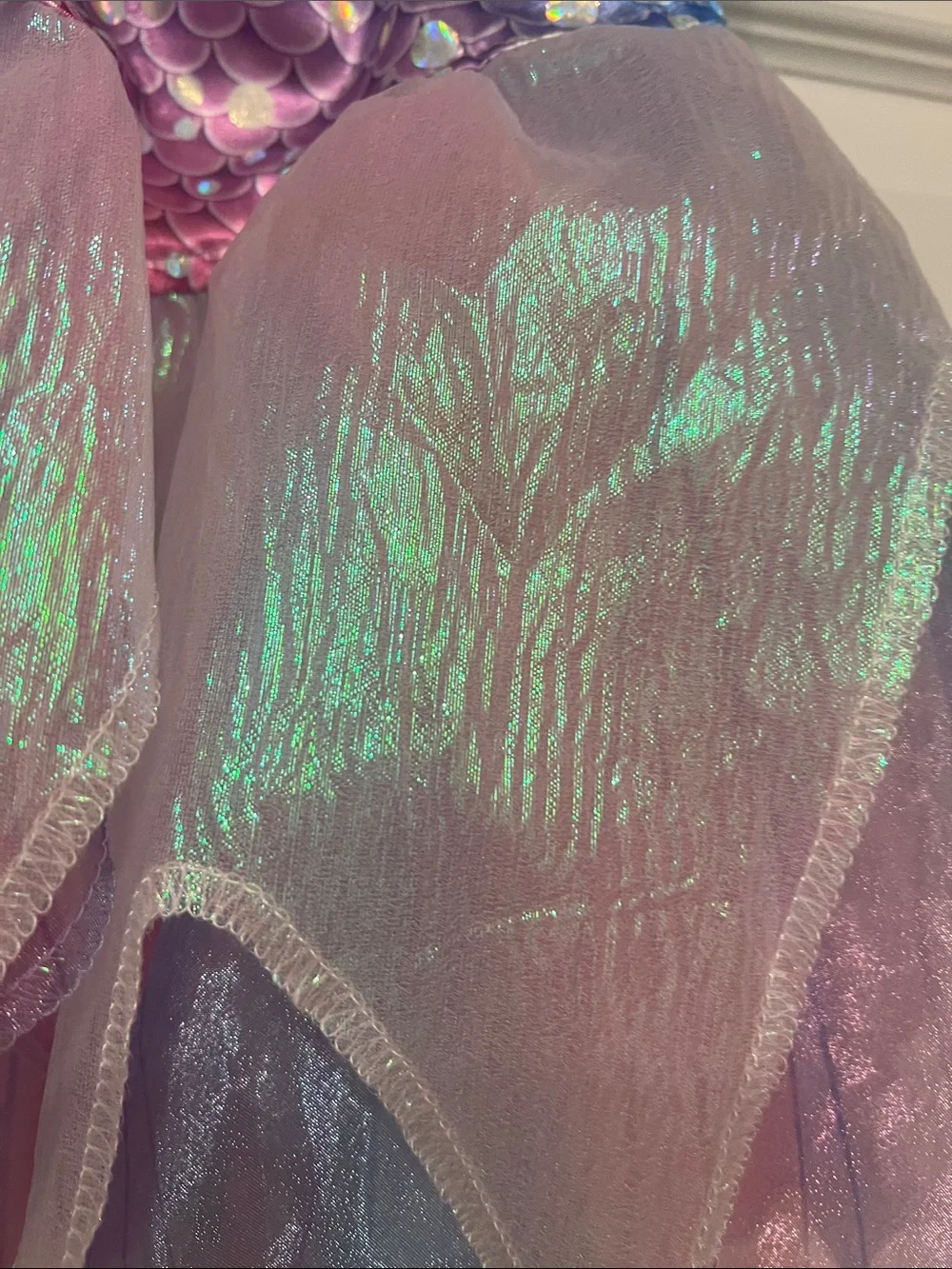 Disney Iridescent Purple and Blue Mermaid Dress